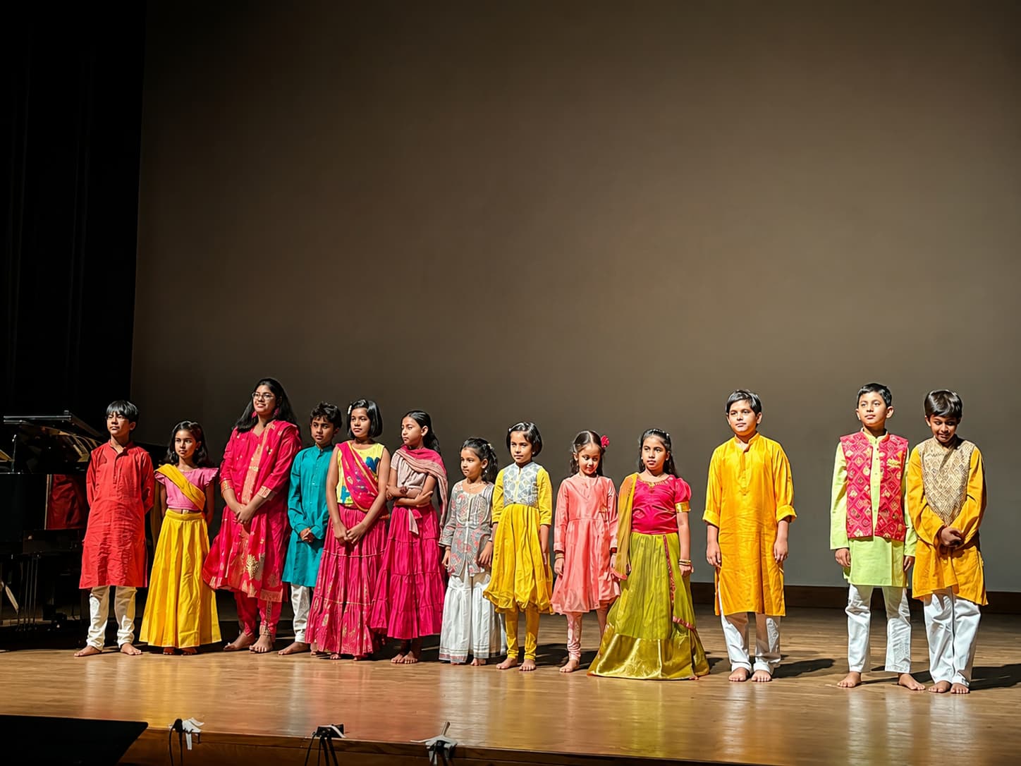The Neemrana Children’s Choir performing on stage